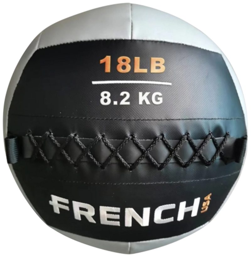 French Fitness Soft Medicine Wall Ball 18 lb (New)