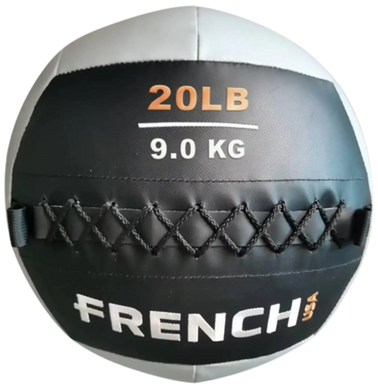 French Fitness Soft Medicine Wall Ball 20 lb (New) Image