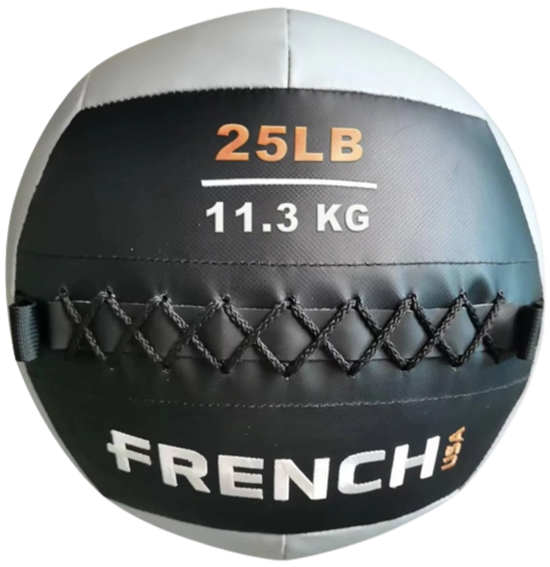 French Fitness Soft Medicine Wall Ball 25 lb (New)