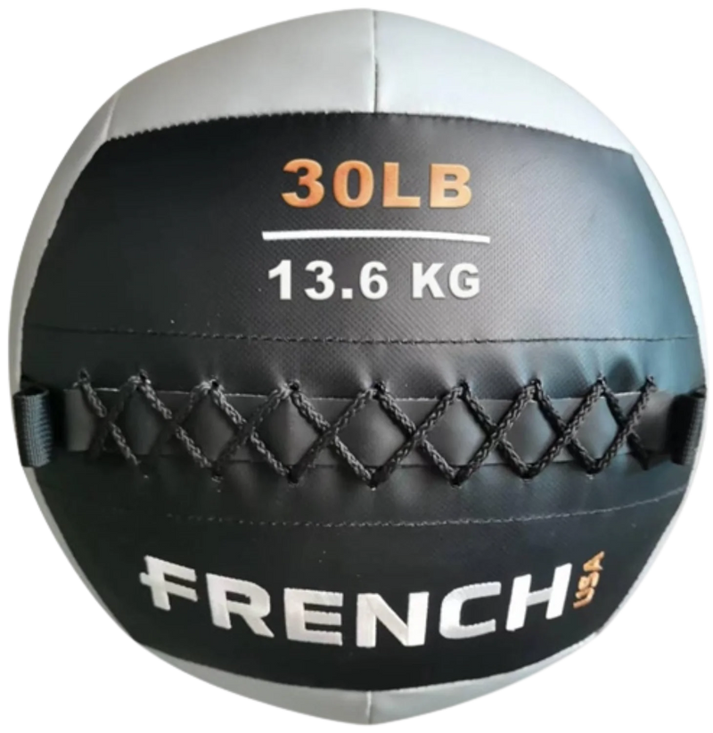 French Fitness Soft Medicine Wall Ball 30 lb (New)