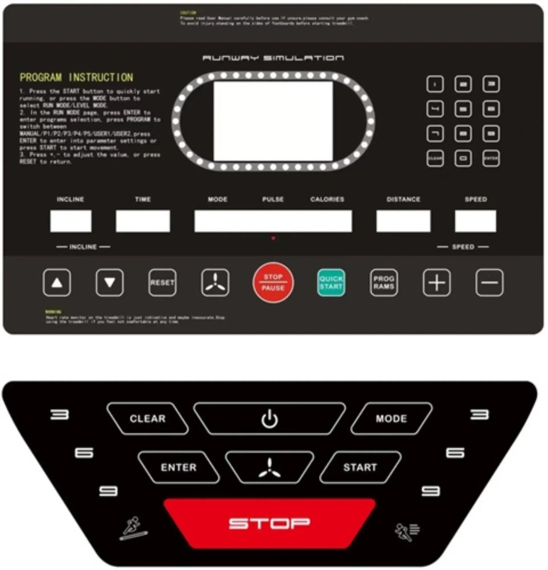 French Fitness ST100 Slat Belt Commercial Treadmill (New) Image 2