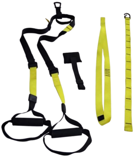 French Fitness Suspension Trainer STP3 w/Rubber Handle (New) Image