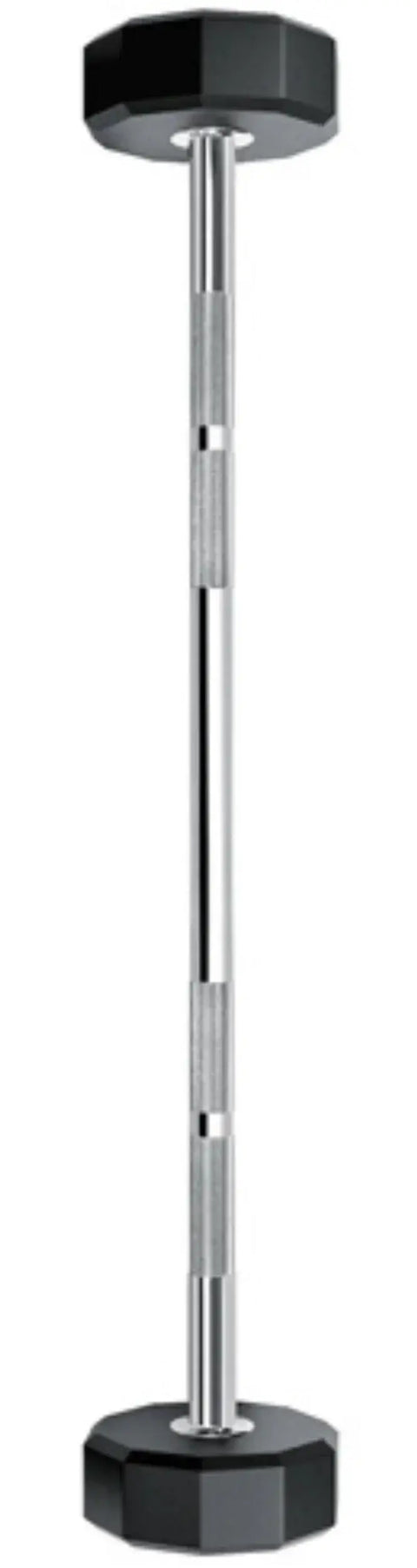 French Fitness Straight Urethane Barbell Bar - Set of 5 (20-60 lbs) (New) Image 5