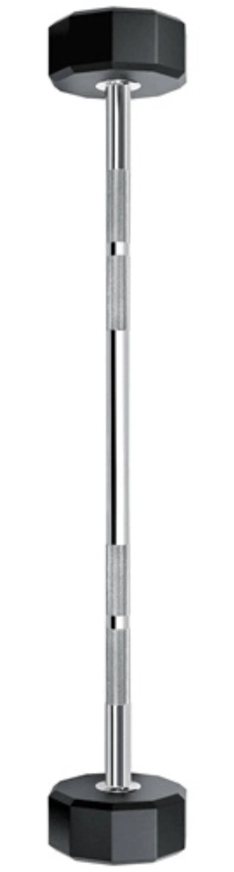 French Fitness Straight Urethane Barbell Bar - Set of 5 (20-60 lbs) (New)