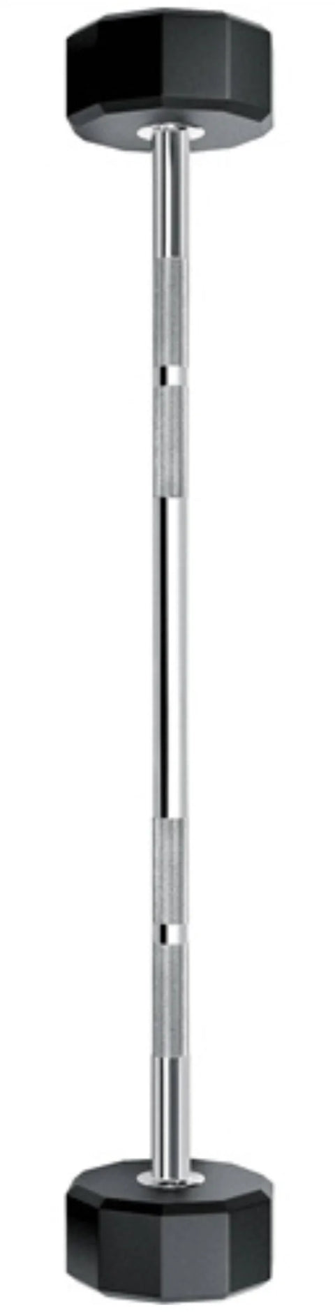 French Fitness Straight Urethane Barbell Bar - Set of 5 (25-65 lbs) (New)