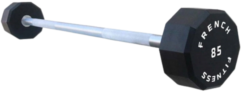 French Fitness Straight Urethane Barbell 85 lbs - Single (New)
