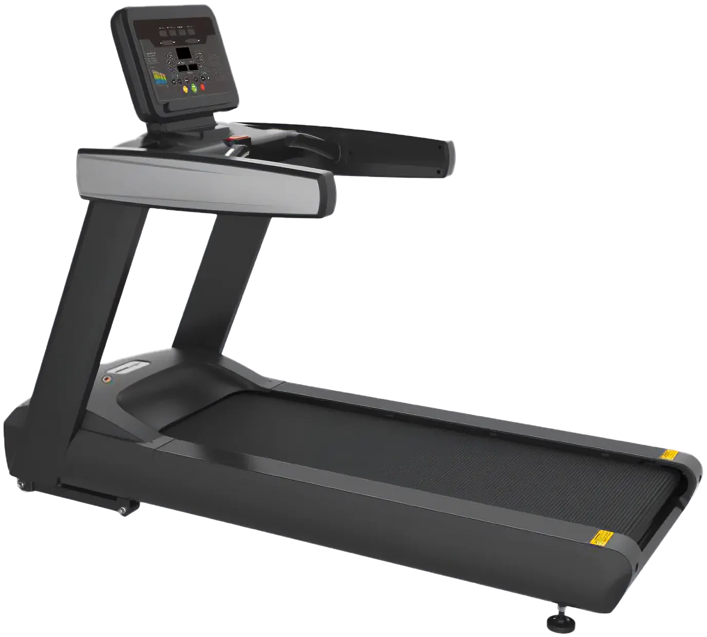 French Fitness T100 Commercial Treadmill (New) - Angled View
