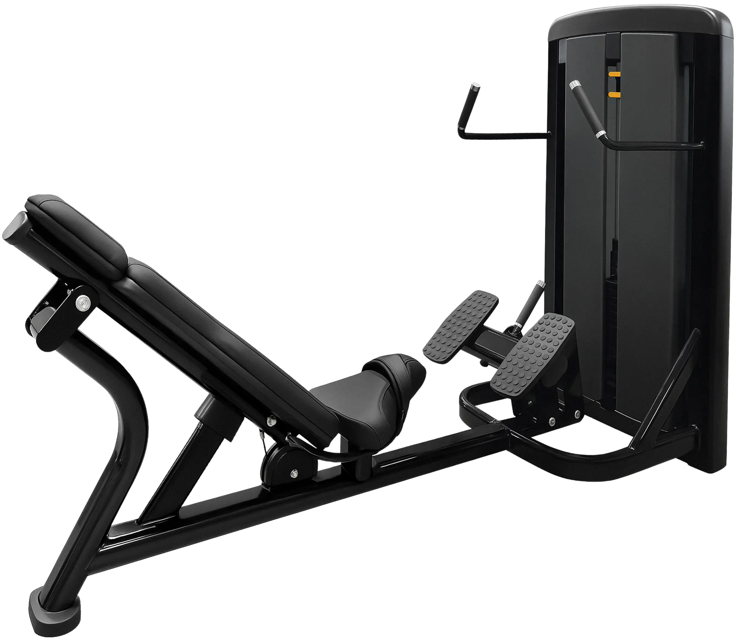 French Fitness Telluride Hip Thrust Glute Machine – new commercial gym equipment with padded bench, dual footplates, and weight stack, available at Fitness Superstore.
