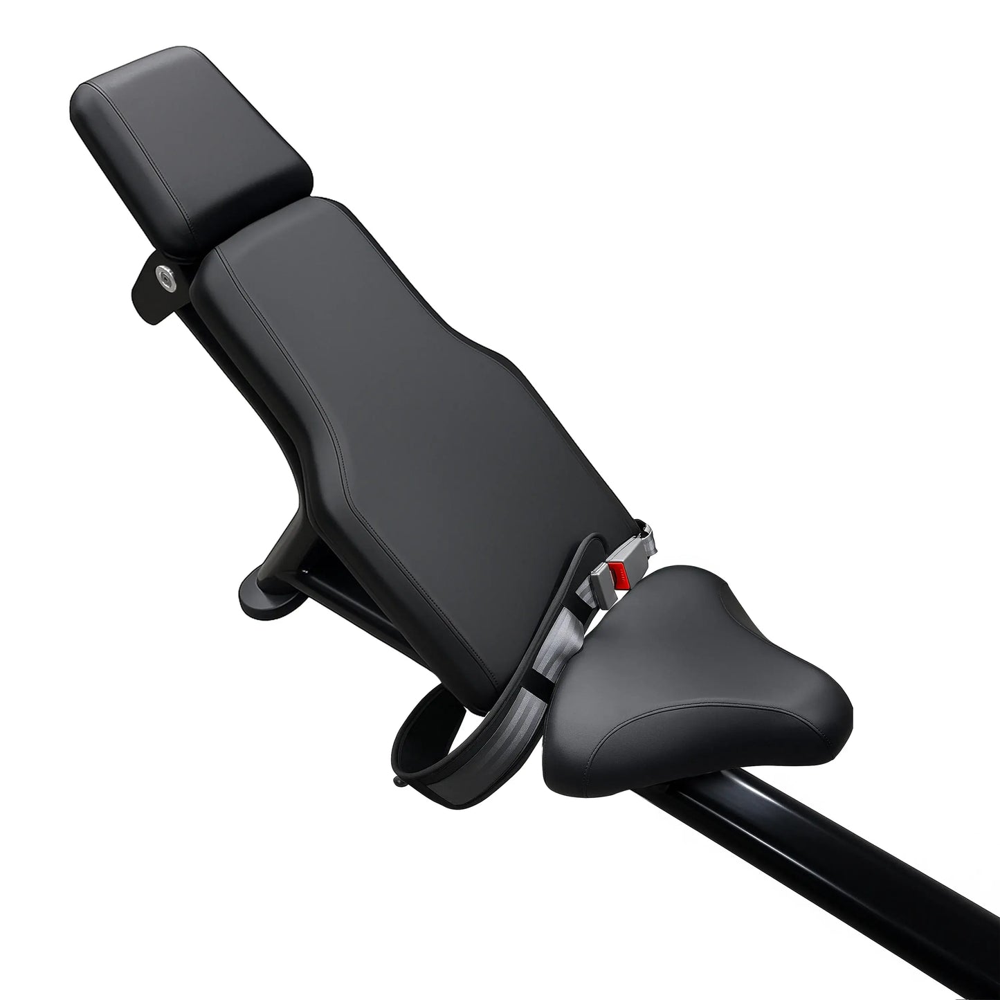 French Fitness Telluride Hip Thrust Glute Machine - Padded bench and backrest view – new strength training equipment for glute workouts.