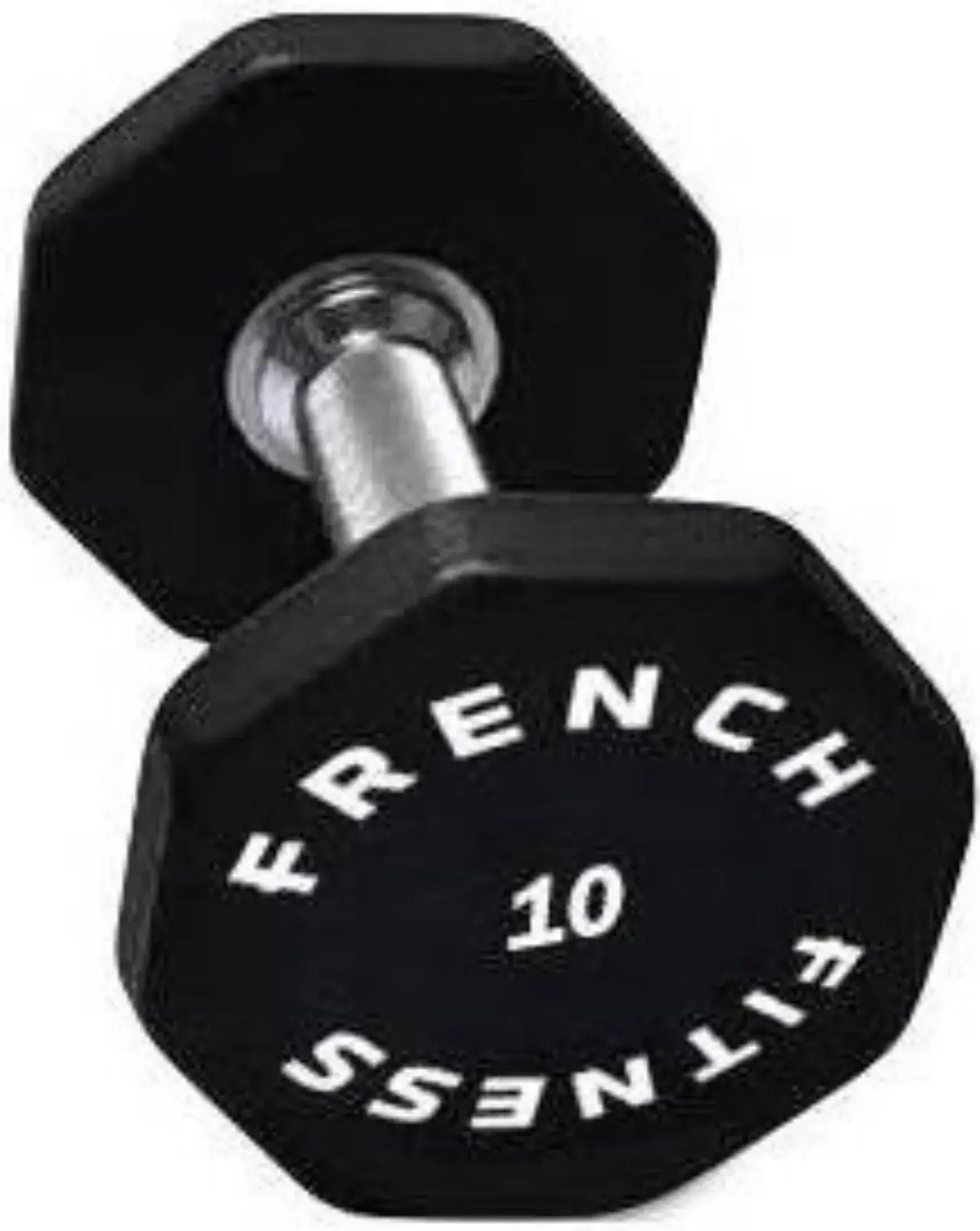 French Fitness Urethane 8 Sided Hex Dumbbell 10 lbs - Single (New) Image 2