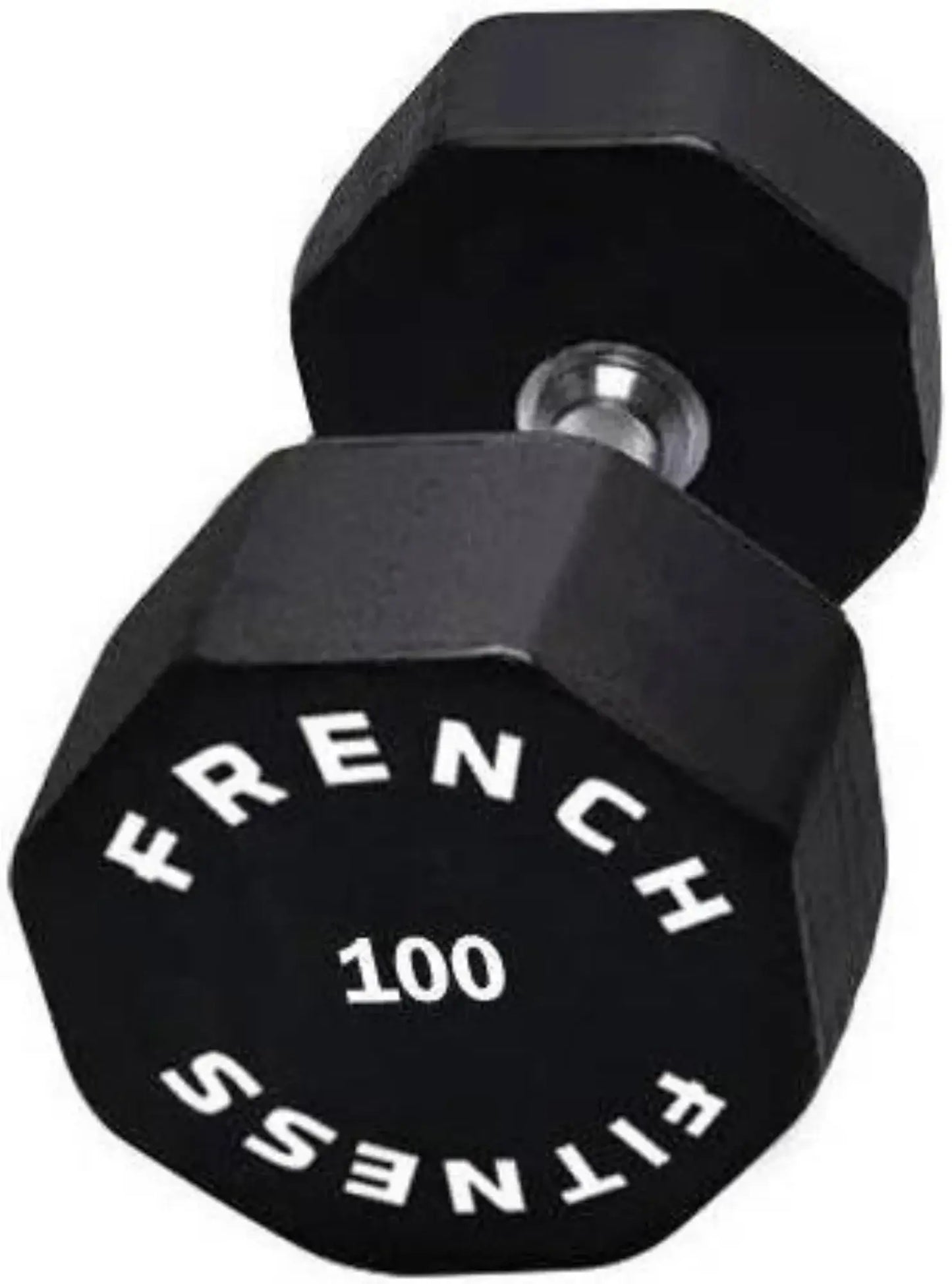 French Fitness Urethane 8 Sided Hex Dumbbell 100 lbs - Single (New) Image 2