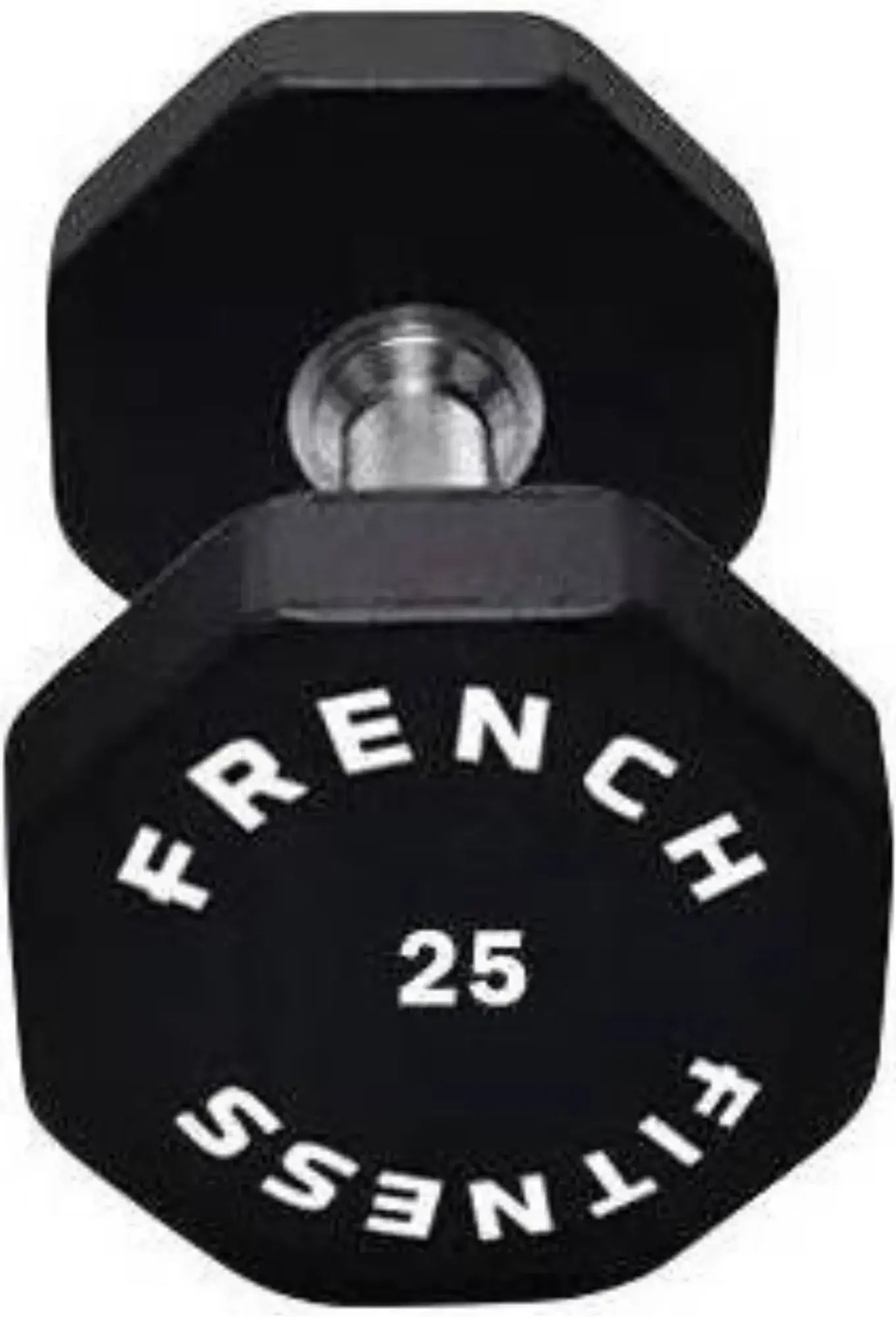 French Fitness Urethane 8 Sided Hex Dumbbell 25 lbs - Single (New) Image 2