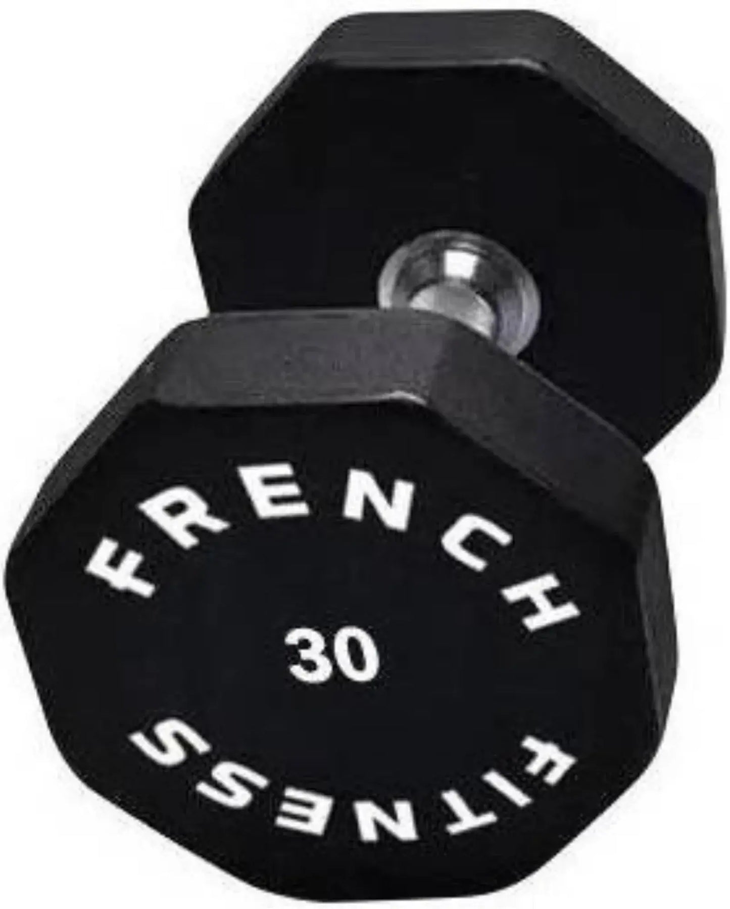 French Fitness Urethane 8 Sided Hex Dumbbell 30 lbs - Single (New) Image 2