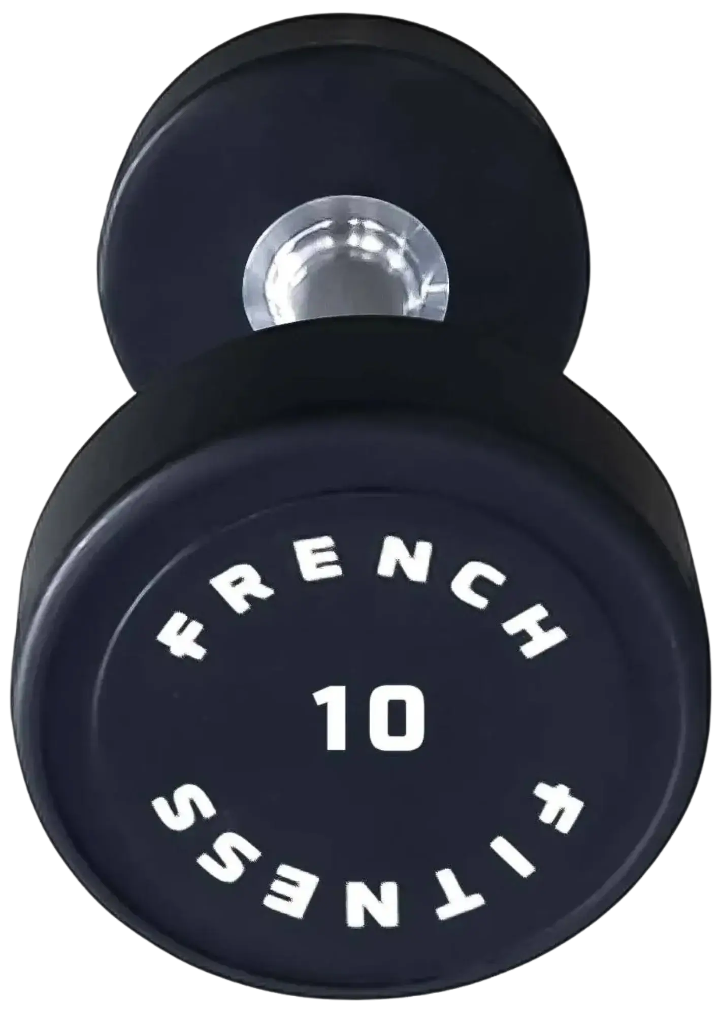 French Fitness Urethane Round Pro Style Dumbbell 10 lbs - Single (New) Image