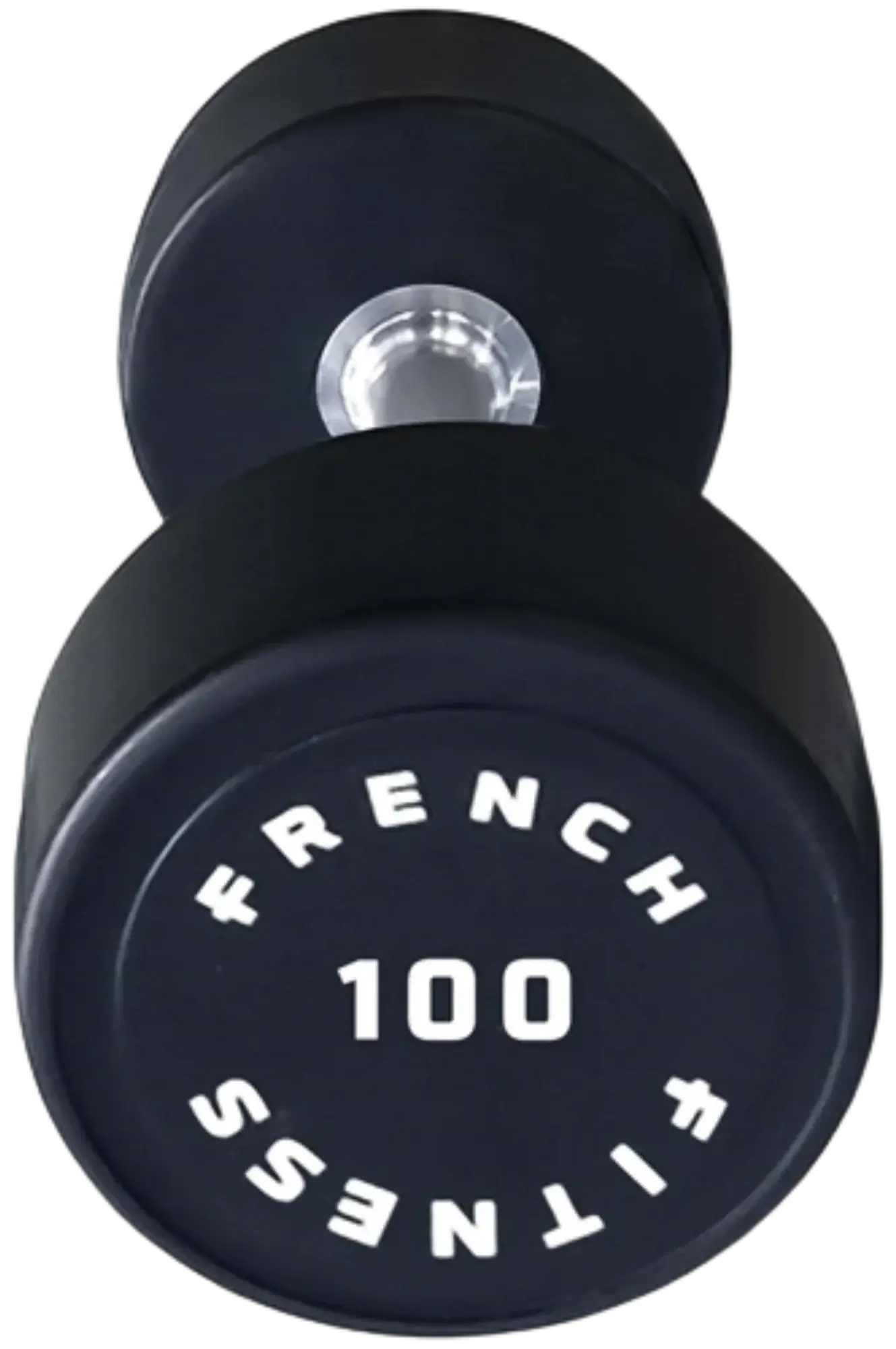 French Fitness Urethane Round Pro Style Dumbbell 100 lbs - Single (New) Image