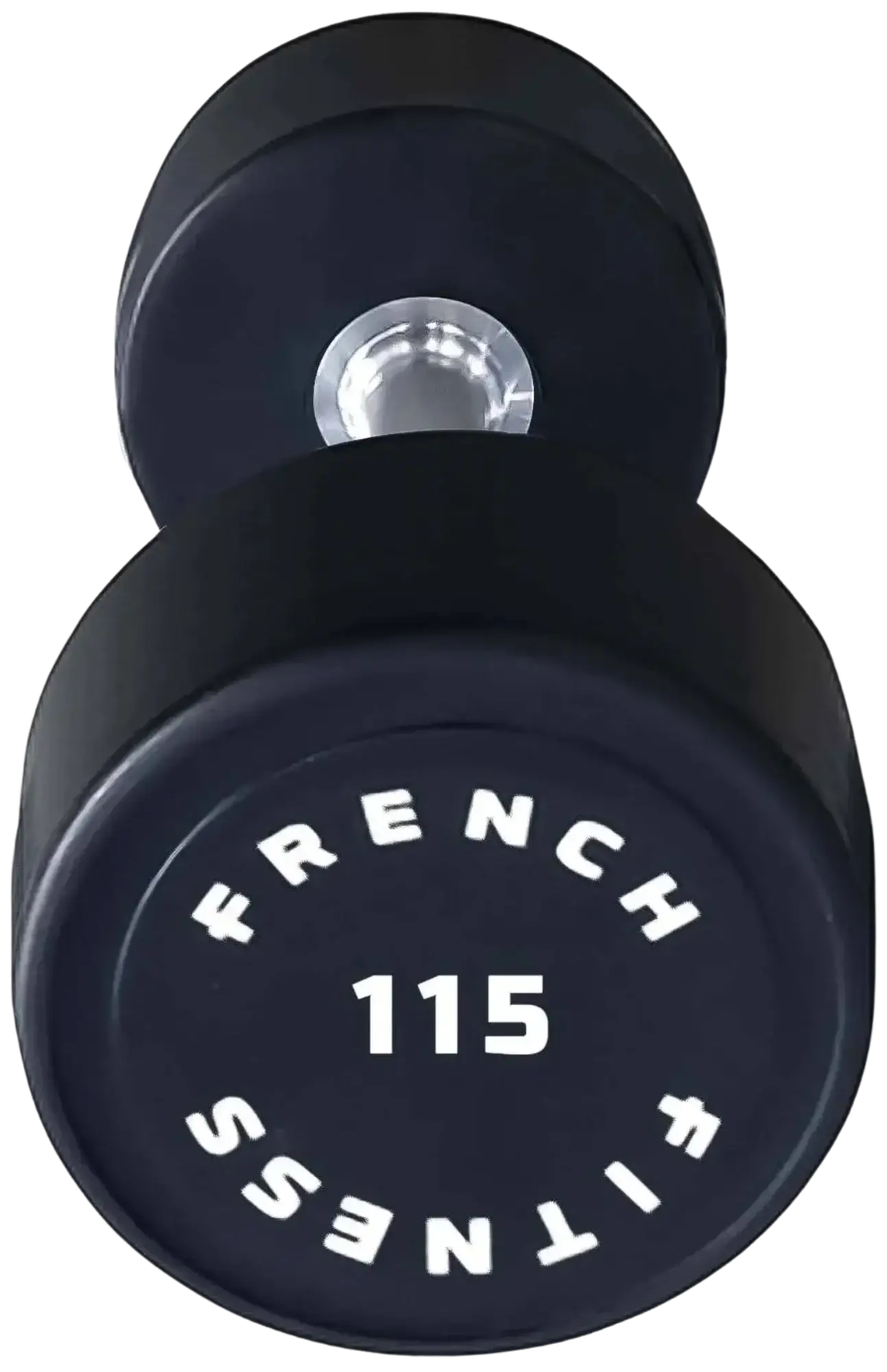 French Fitness Urethane Round Pro Style Dumbbell 115 lbs - Single (New) Image