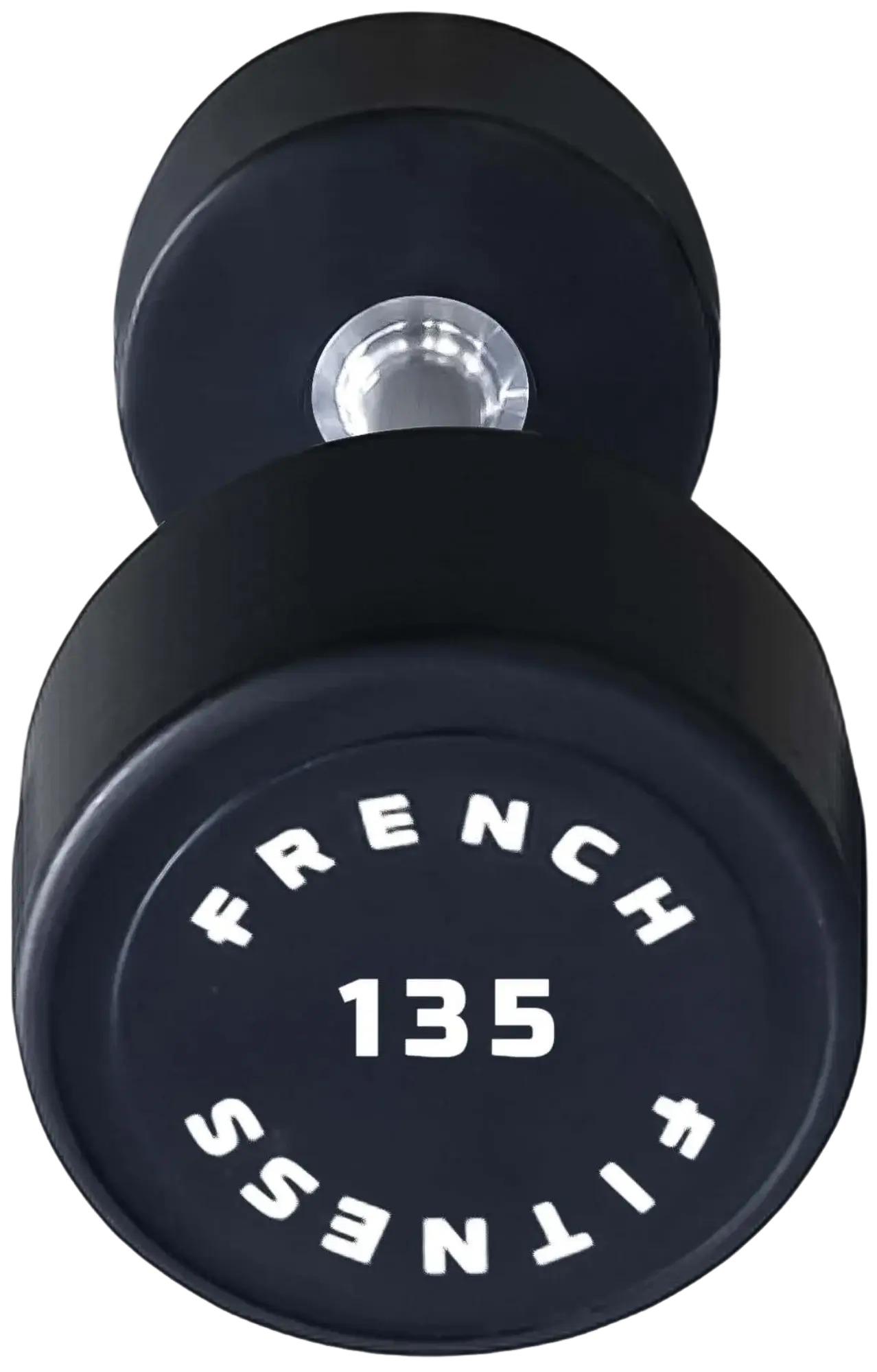 French Fitness Urethane Round Pro Style Dumbbell 135 lbs - Single (New) Image