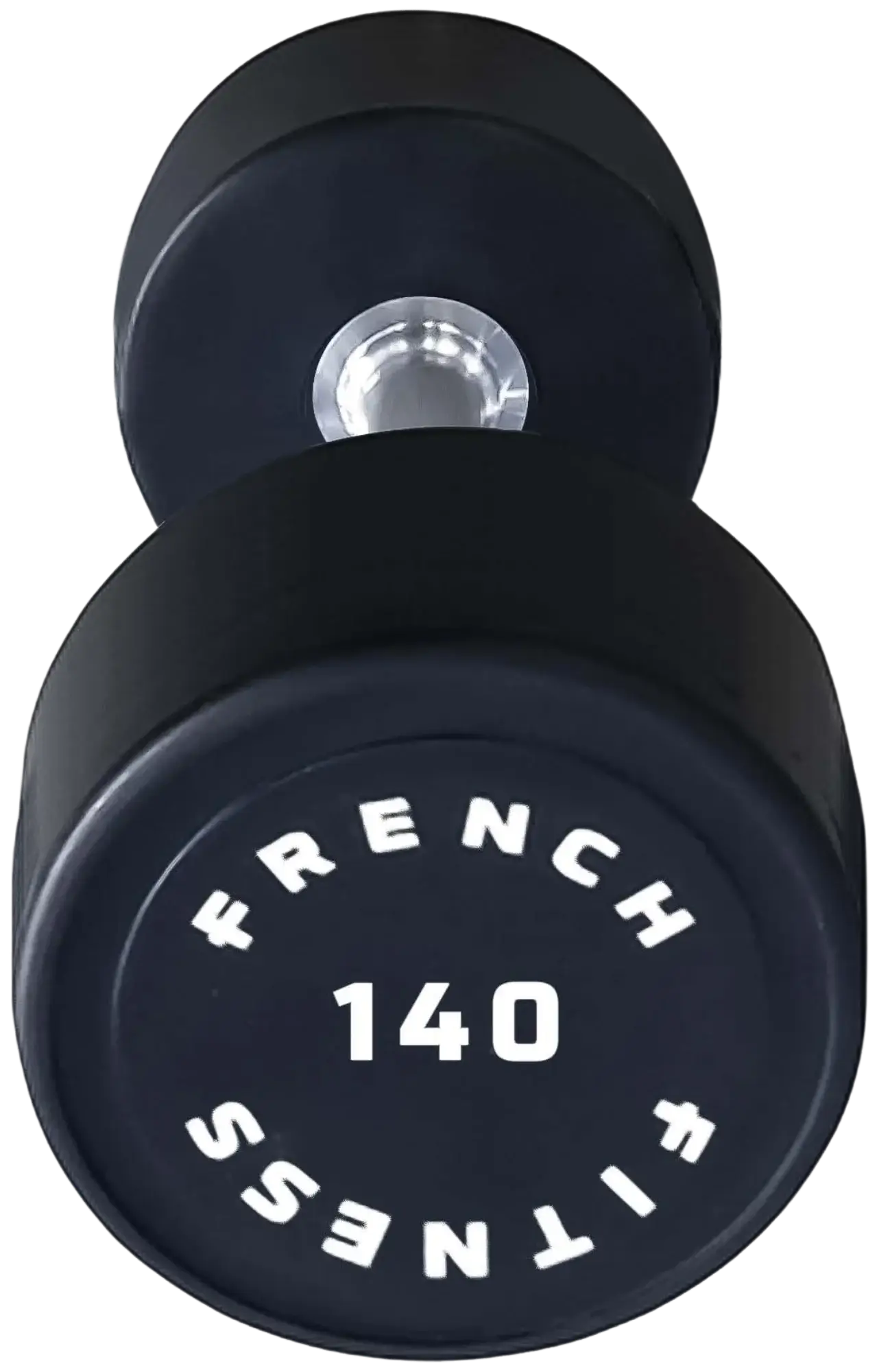 French Fitness Urethane Round Pro Style Dumbbell 140 lbs - Single (New) Image
