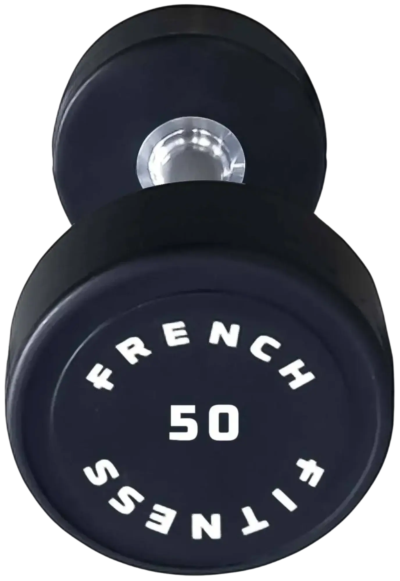 French Fitness Urethane Round Pro Style Dumbbell 50 lbs - Single (New) Image