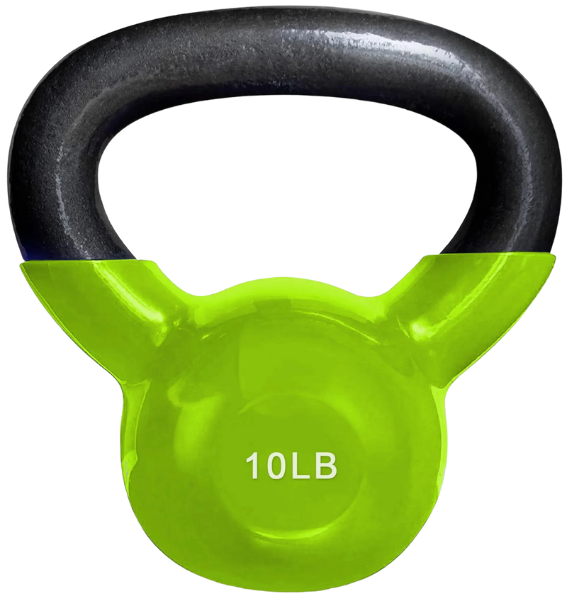 French Fitness Vinyl Kettlebell 10 lbs (New)
