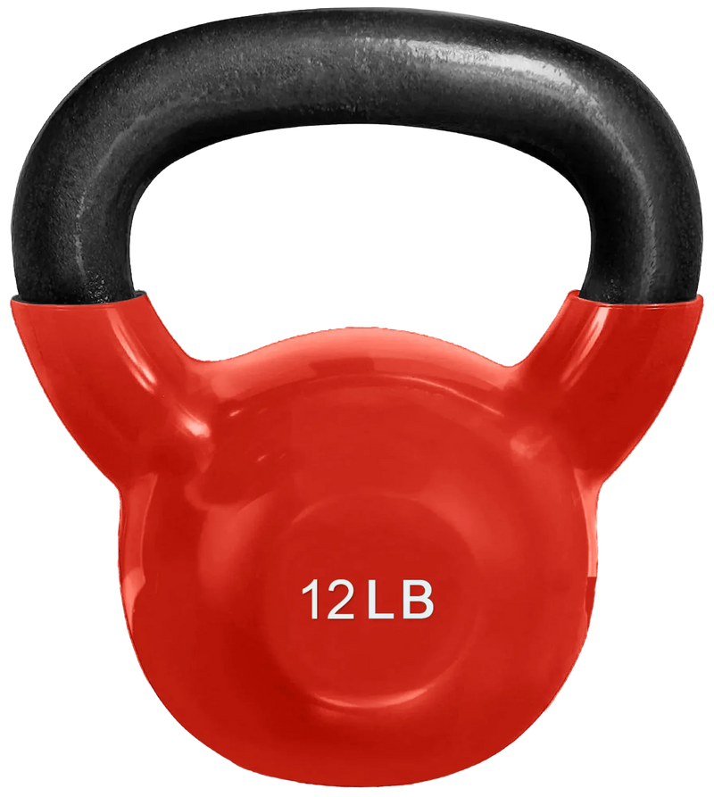 French Fitness Vinyl Kettlebell 12 lbs (New)
