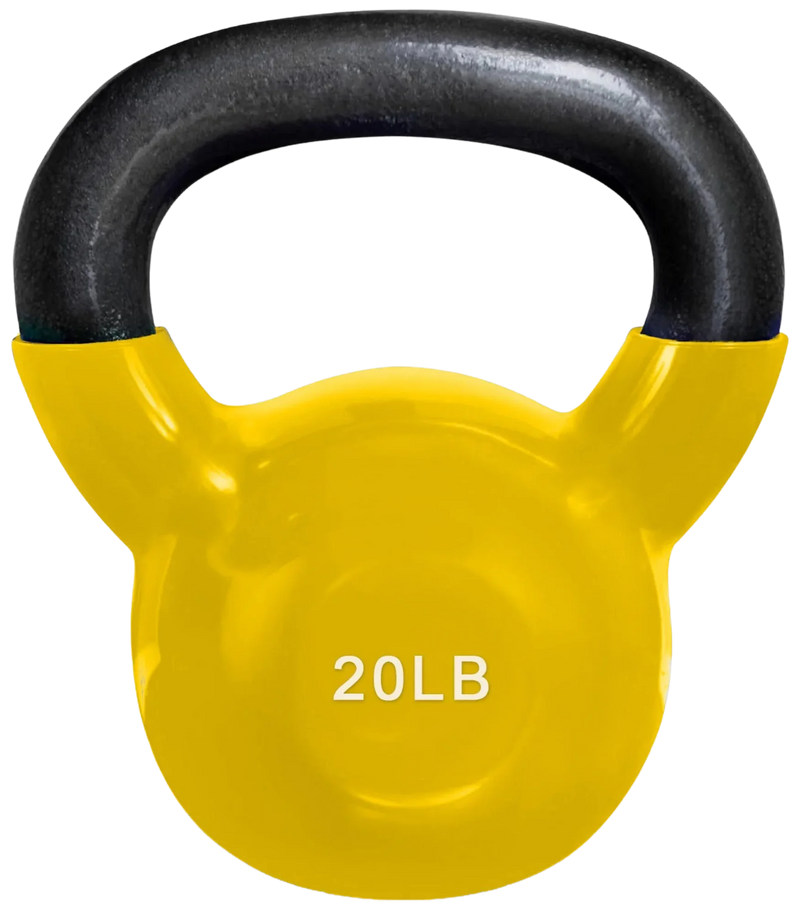 French Fitness Vinyl Kettlebell 20 lbs (New)