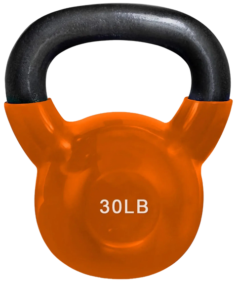 French Fitness Vinyl Kettlebell 30 lbs (New) Image