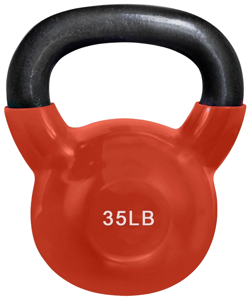 French Fitness Vinyl Kettlebell 35 lbs (New)
