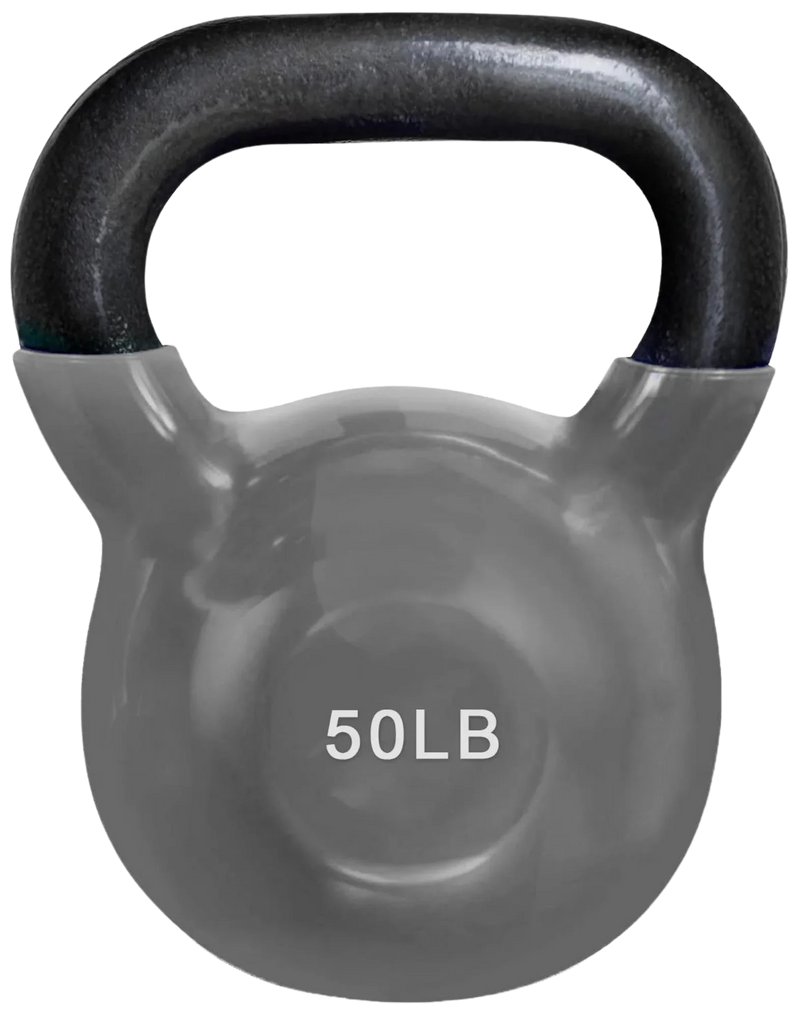 French Fitness Vinyl Kettlebell 50 lbs (New)