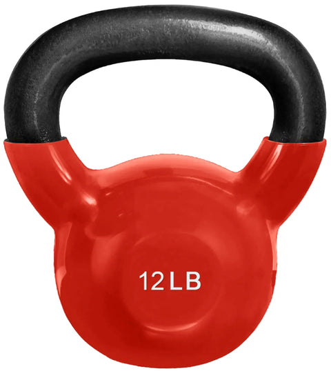 French Fitness Vinyl Kettlebell Set Set of 6 (5-20 lbs) (New)