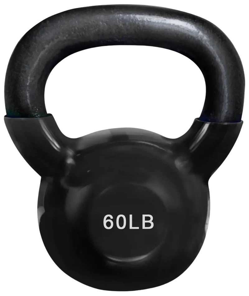 French Fitness Vinyl Kettlebell Set 5-70 lbs (New)