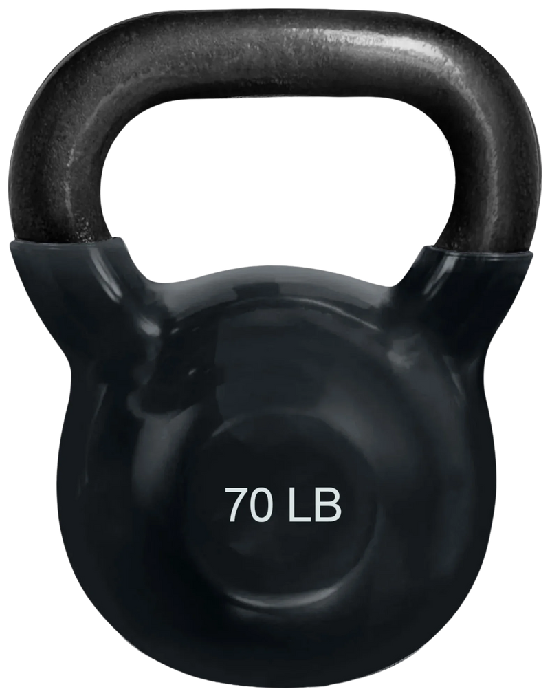 French Fitness Vinyl Kettlebell 70 lbs (New)