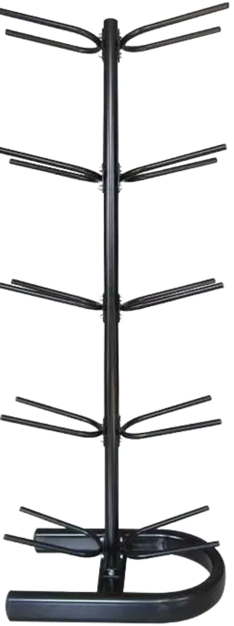 French Fitness 10 Ball Vertical Medicine, Wall & Slam Rack (New)