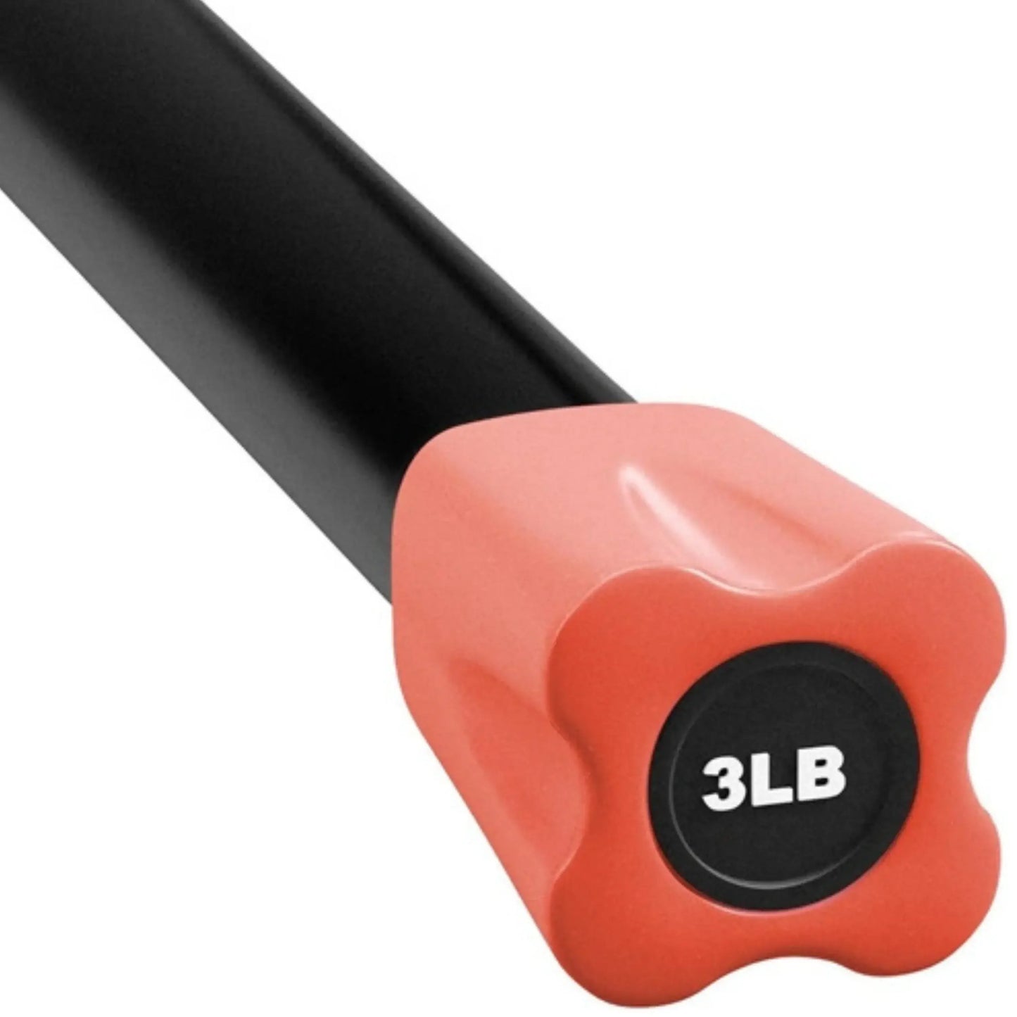 French Fitness Weighted Body Fitness Bar 3 lbs - Orange (New) Image 2