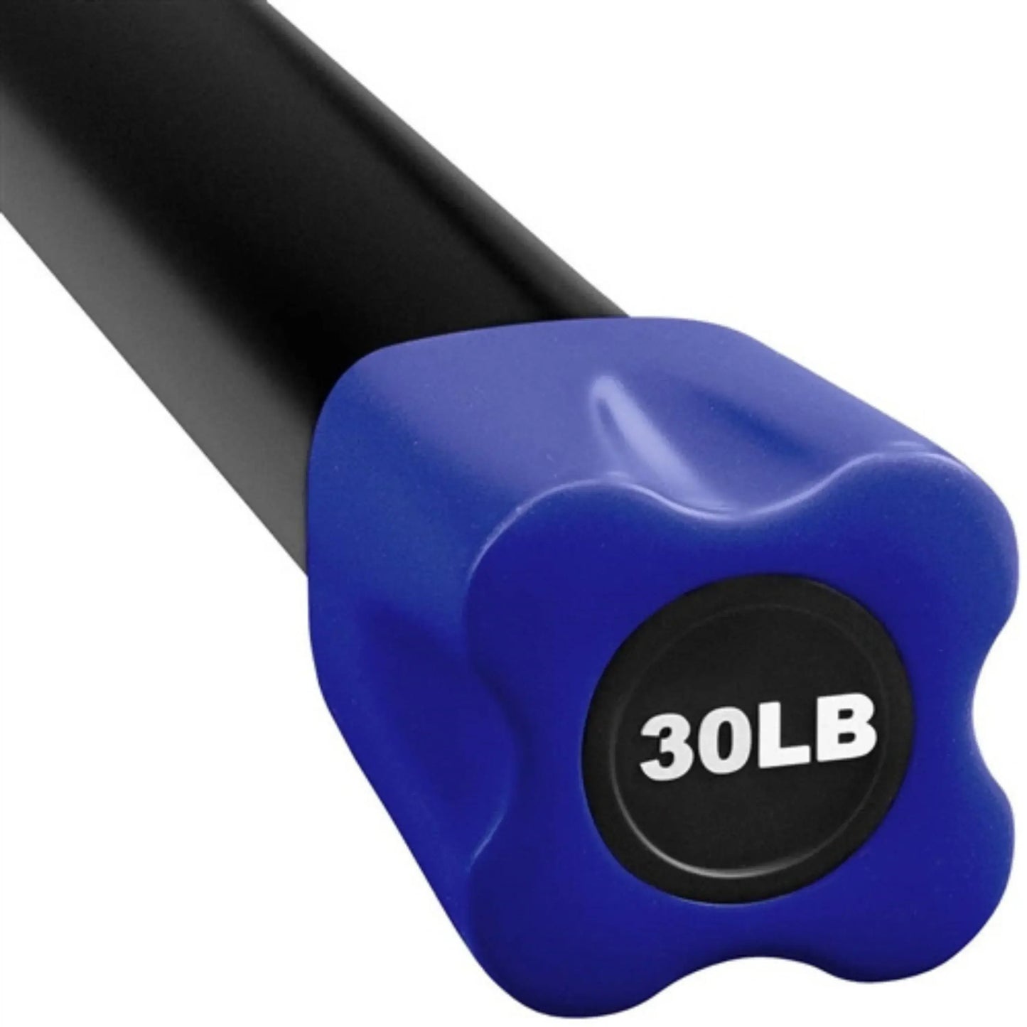 French Fitness Weighted Body Fitness Bar 30 lbs - Blue (New) Image 2