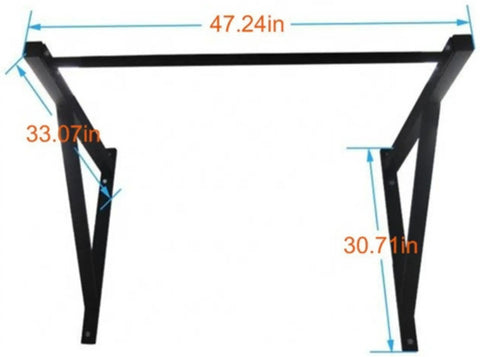 French Fitness Wall Mounted Pull Up Bar (New) Image 4