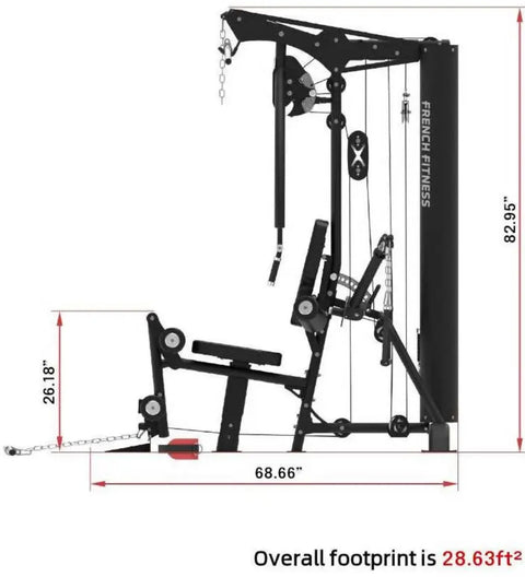 French Fitness X10 Functional Gym System (New)