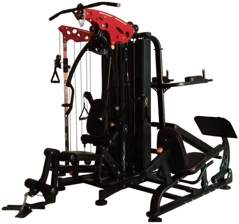 French Fitness X12 4 Station Functional Trainer & Home Gym System (New)