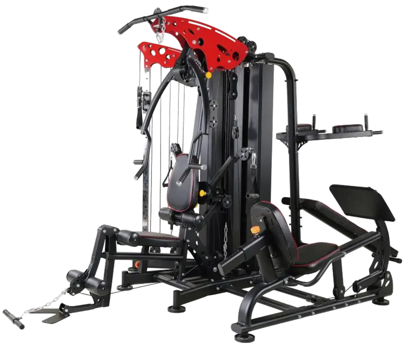 French Fitness X12 4 Station Functional Trainer & Home Gym System (New)