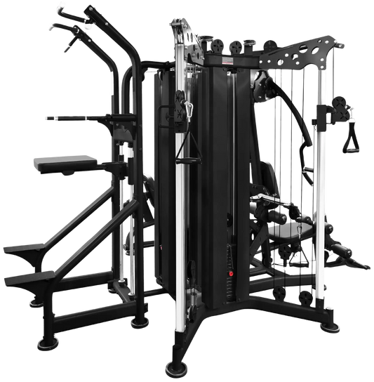 French Fitness X20 4 Station Functional Trainer & Home Gym System (New) Image