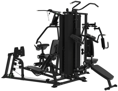 French Fitness X8 XL Multi Station Gym System - Black (New)