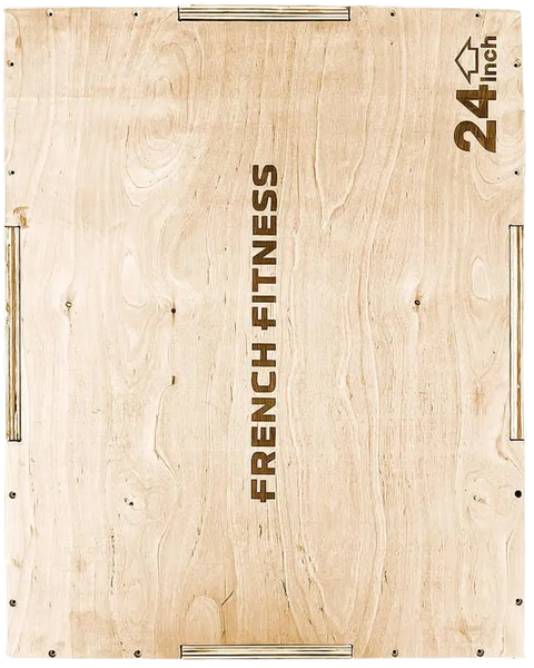 French Fitness 20-24-30 3-In-1 Wooden Plyo Box (New)