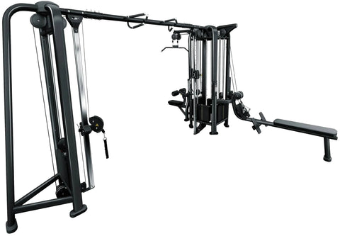 French Fitness FFB Black 5 Stack Multi Jungle Gym (New)