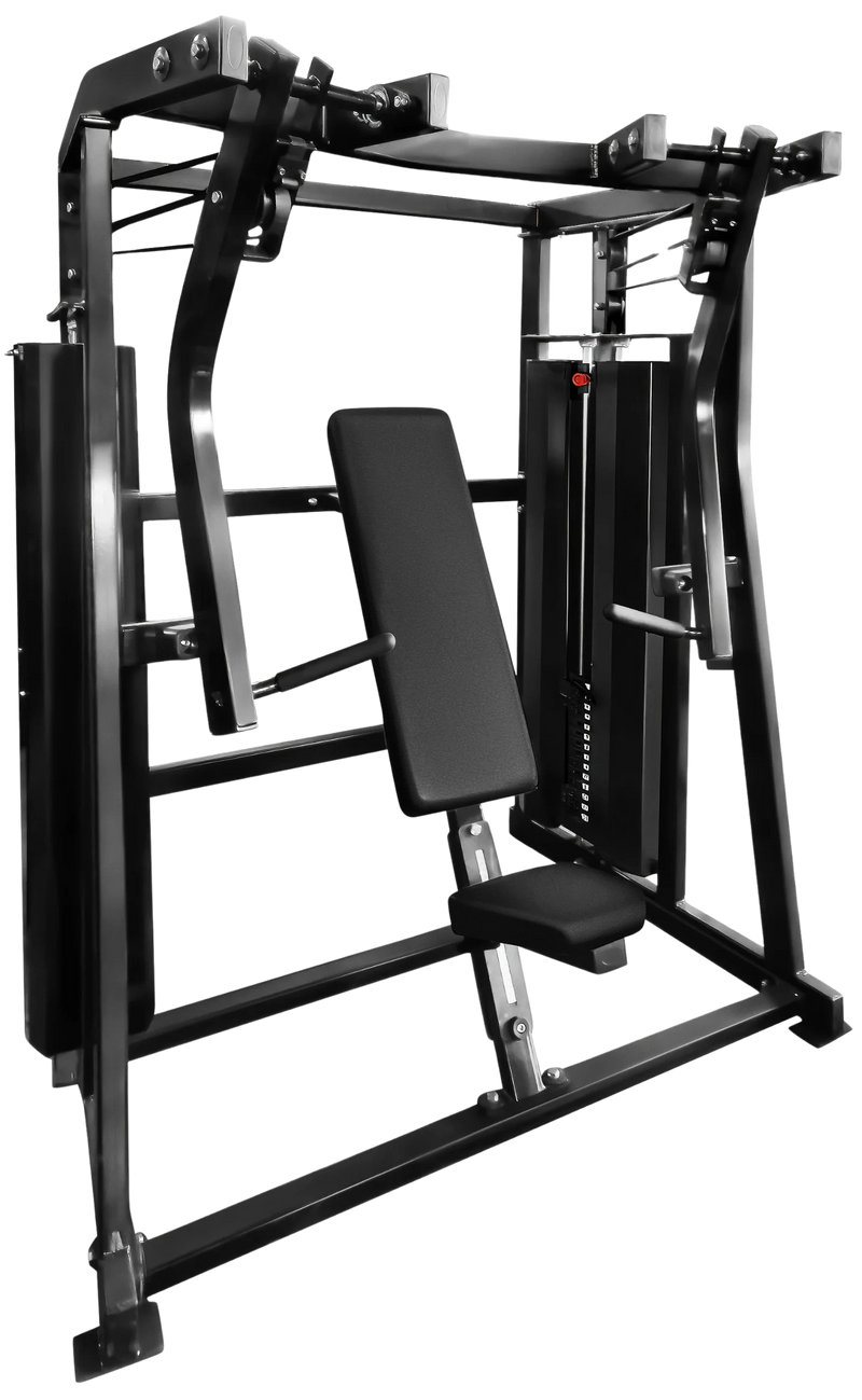 French Fitness FFB Black Dual Stack Decline Press (New)