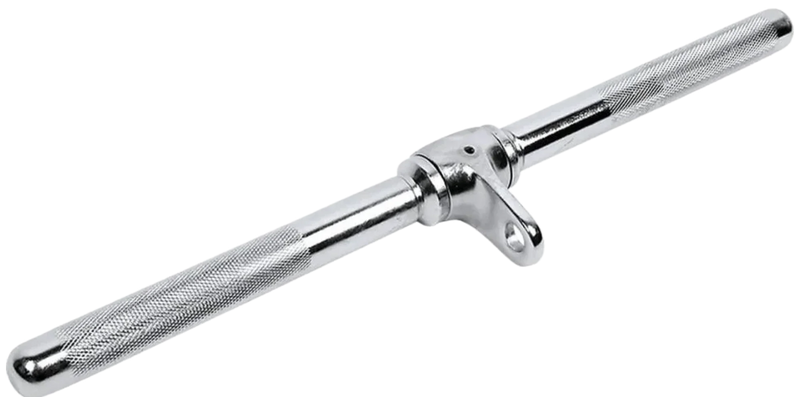 French Fitness Chrome 21" Revolving Straight Bar (New)