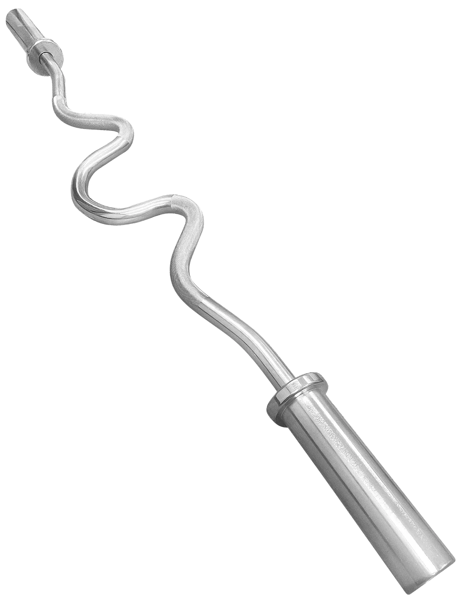 French Fitness - Chrome 47" Olympic Combination Bar (New) - Full View