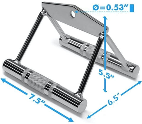 French Fitness Chrome FFC-SRCB Seated Row/Chin Bar (New)