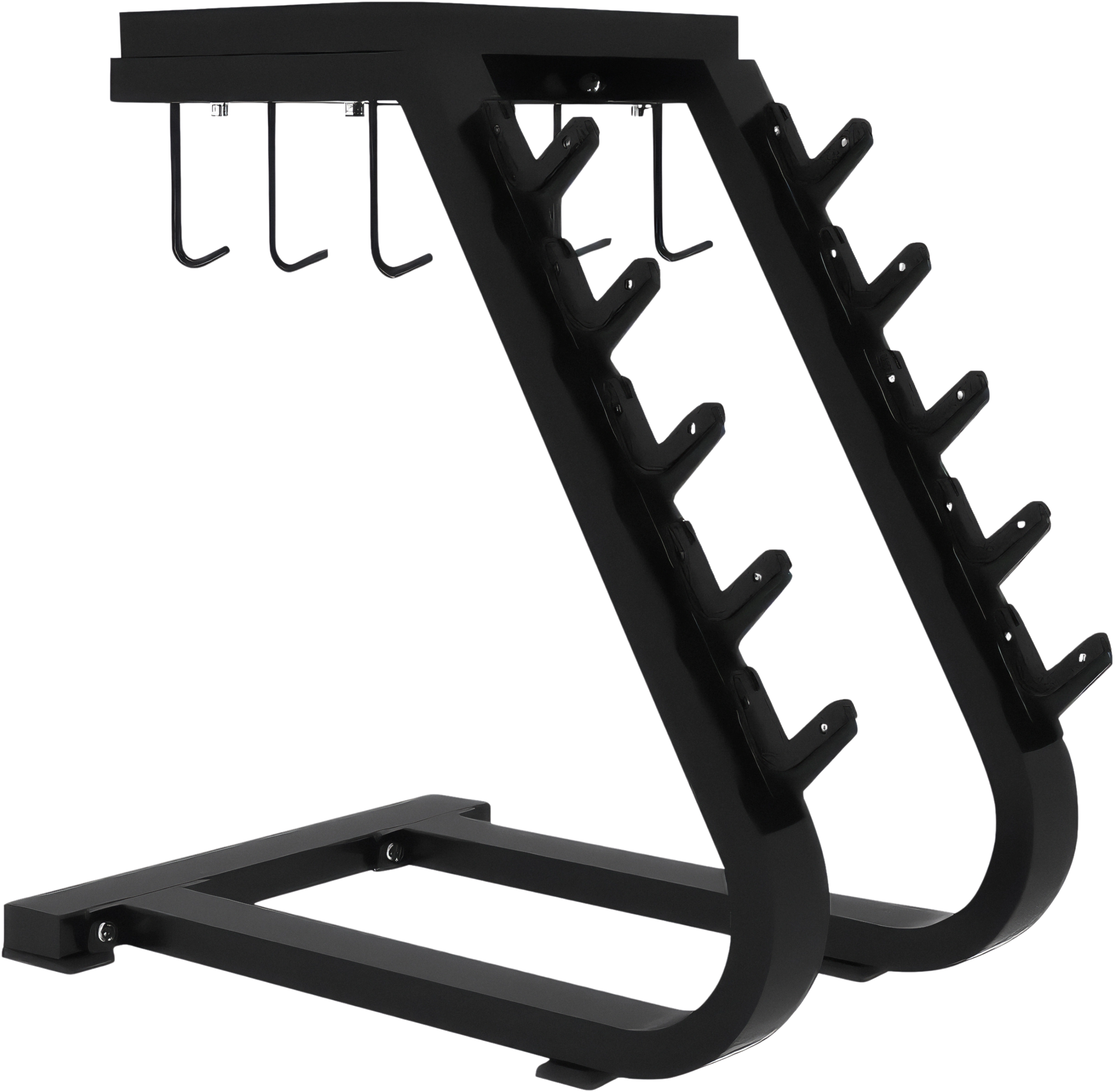 French Fitness Marin Accessory, Handle, & 5 Bar Storage Rack (New) Image