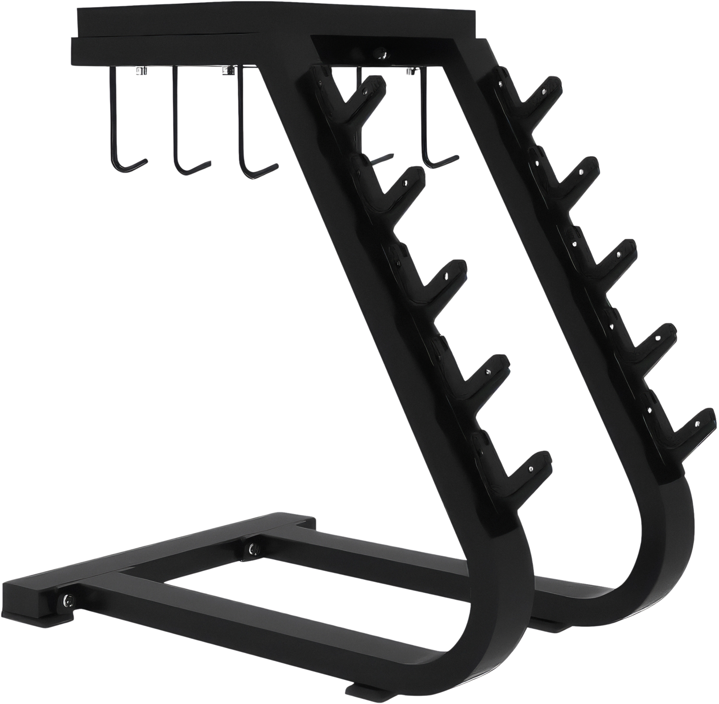 French Fitness Marin Accessory, Handle, & 5 Bar Storage Rack (New) Image