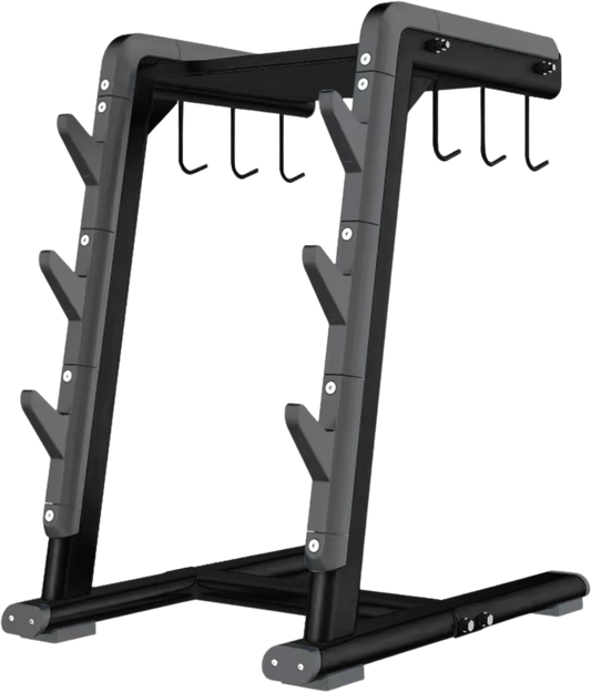 French Fitness Marin Accessory, Handle, & 3 Bar Storage Rack (New) Image